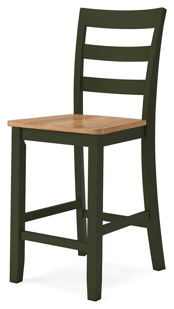 Gesthaven Barstool (2/CN) - Natural/Green