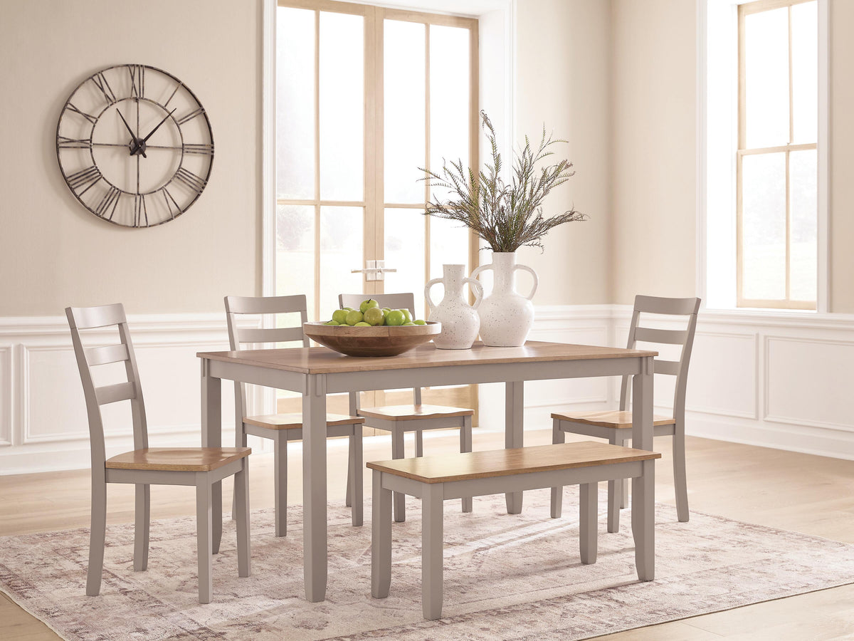 Gesthaven Dining Room Table Set (6/CN)