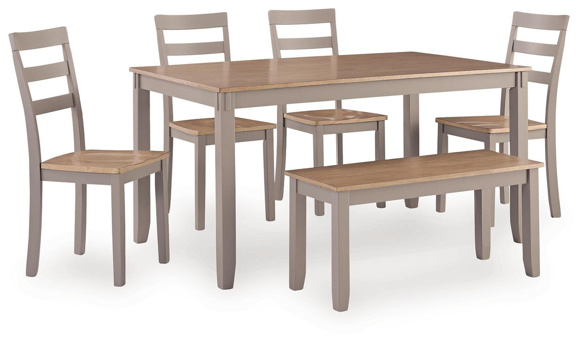 Gesthaven Dining Room Table Set (6/CN)