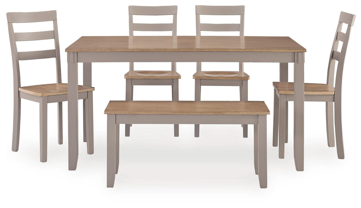 Gesthaven Dining Room Table Set (6/CN)