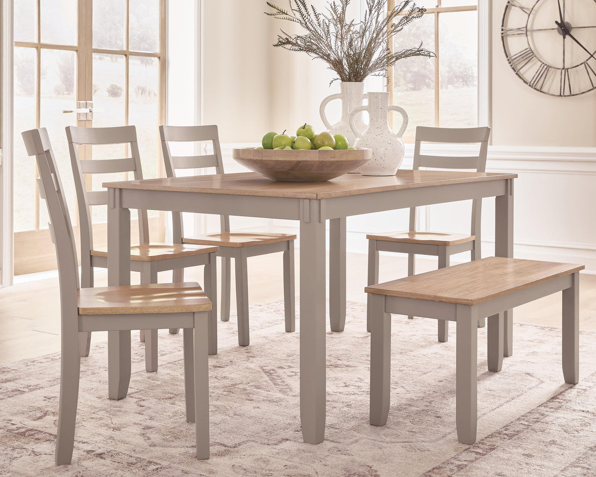 Gesthaven Dining Room Table Set (6/CN)