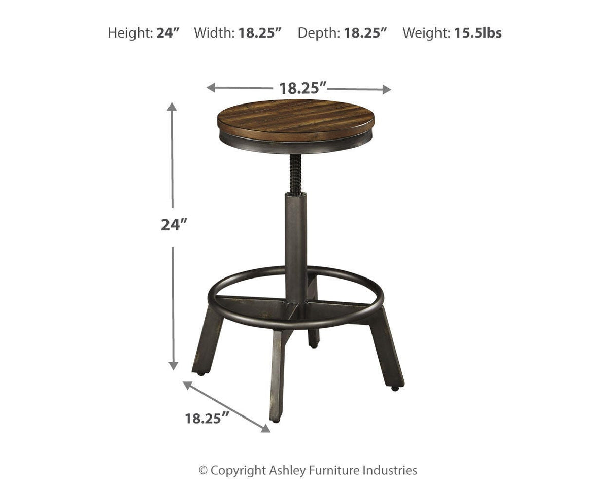 Torjin Swivel Stool (2/CN)