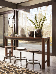 Torjin Counter Height Dining Table with 4 Barstools