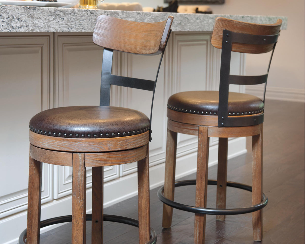 Pinnadel UPH Swivel Barstool (1/CN) - Counter Height
