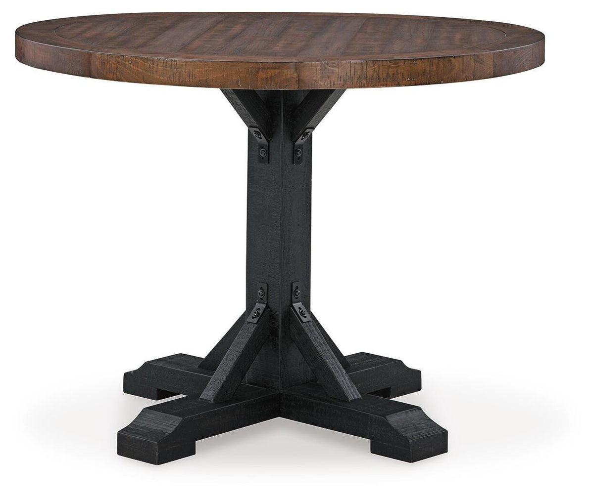Valebeck Counter Height Table and 4 Barstools