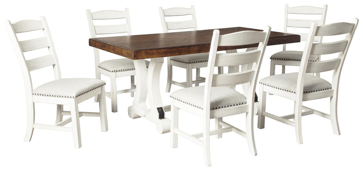 Valebeck Dining Table and 6 Chairs