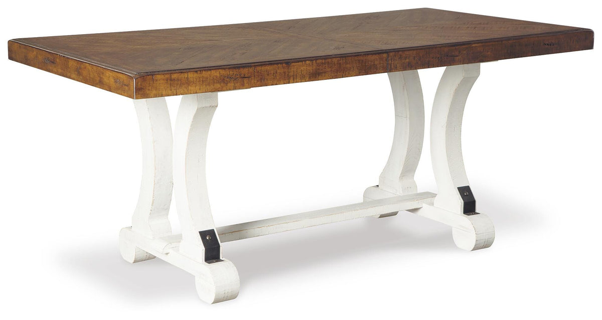 Valebeck Dining Table and 8 Chairs with Server