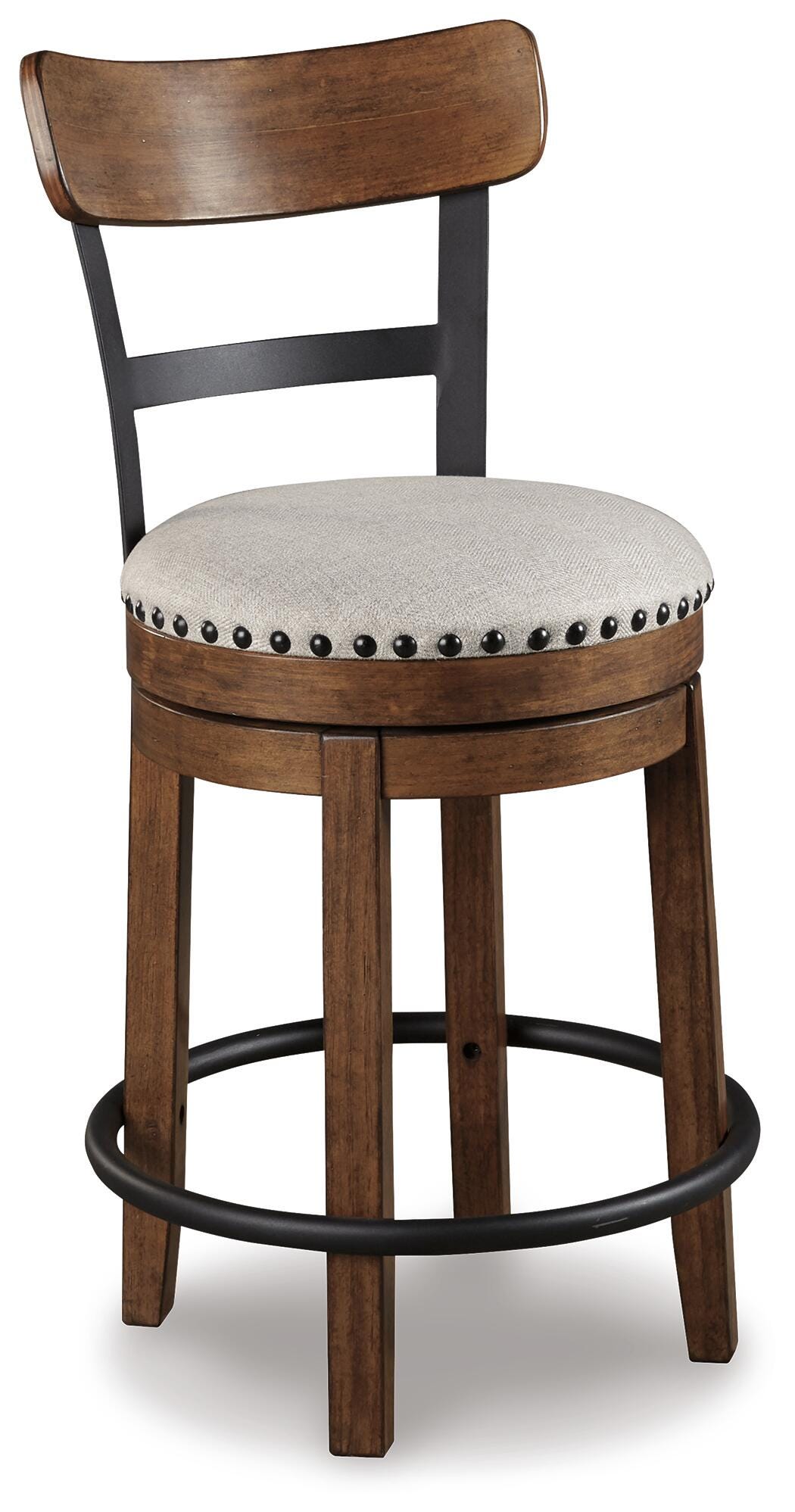 Valebeck Counter Height Dining Table and 4 Barstools - Brown
