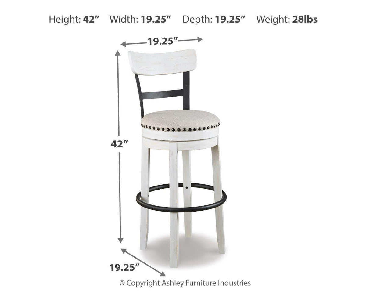 Valebeck UPH Swivel Barstool (1/CN)