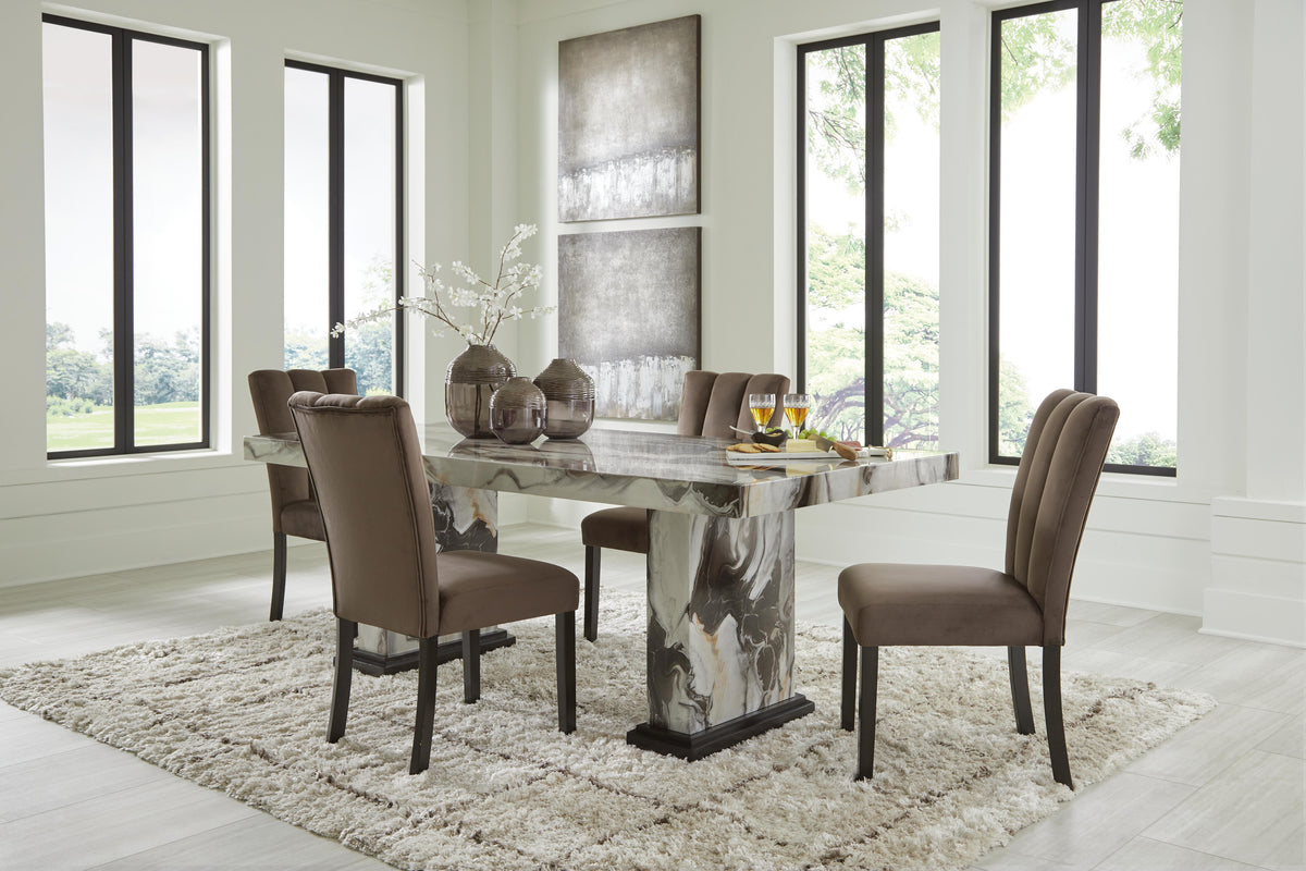 Jeshina Dining Table and 4 Chairs