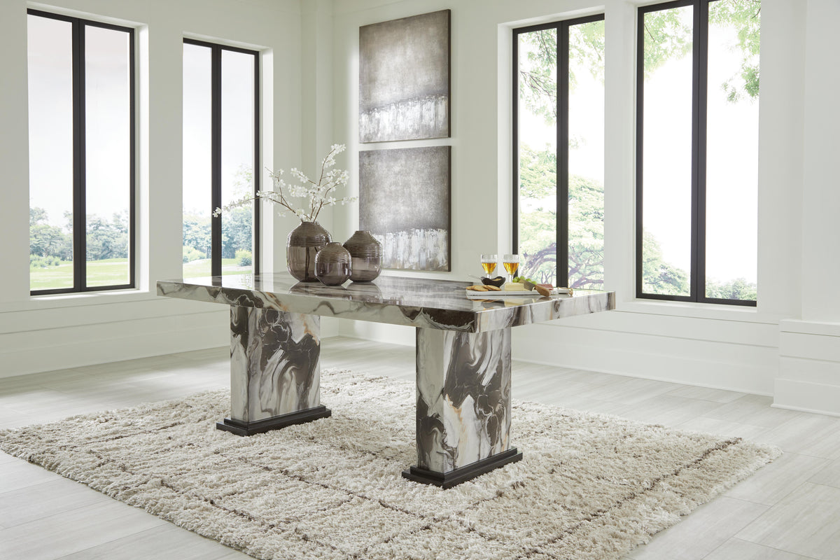 Jeshina Dining Table and 4 Chairs