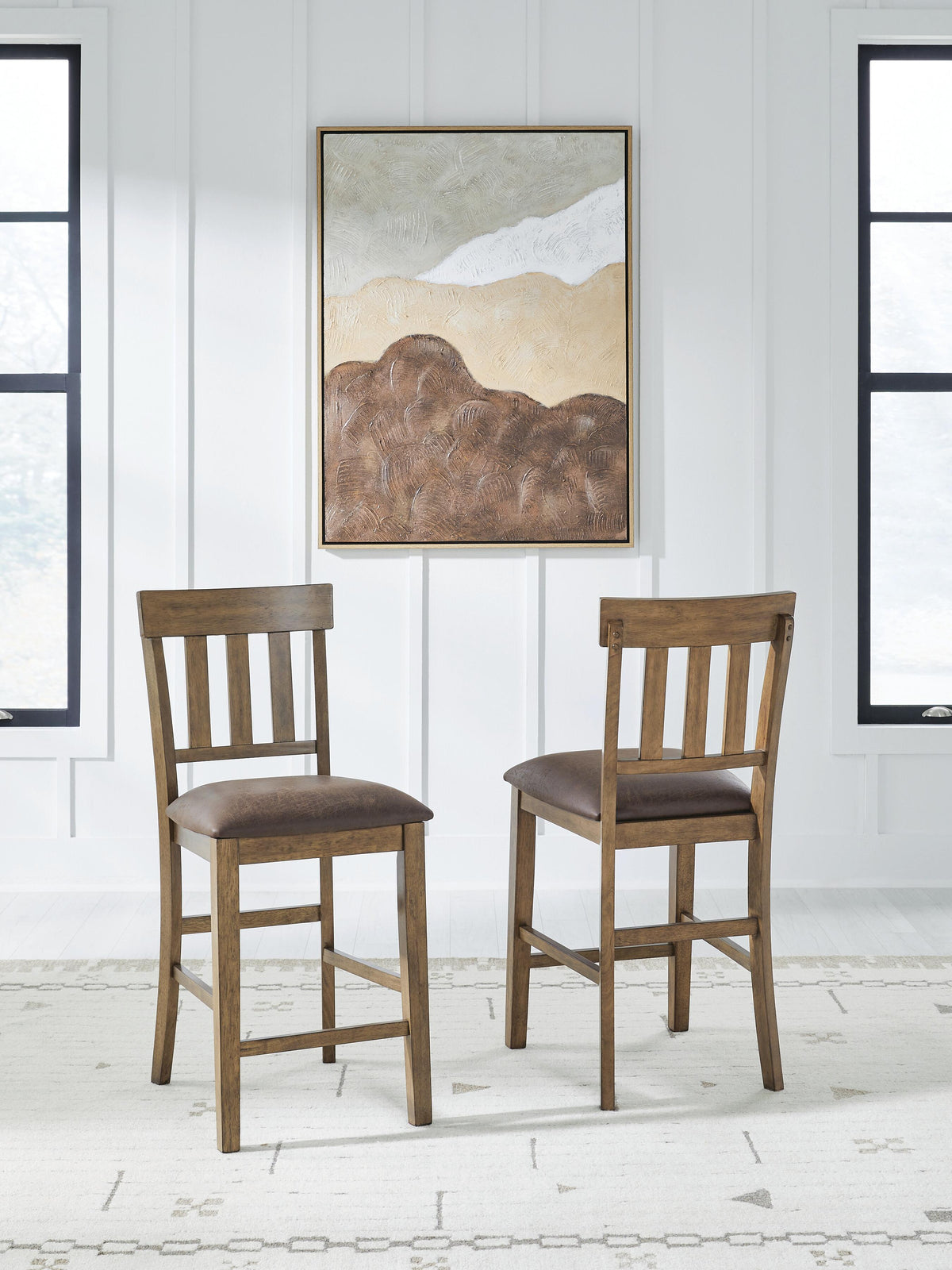Urbinforte Upholstered Barstool (2/CN)
