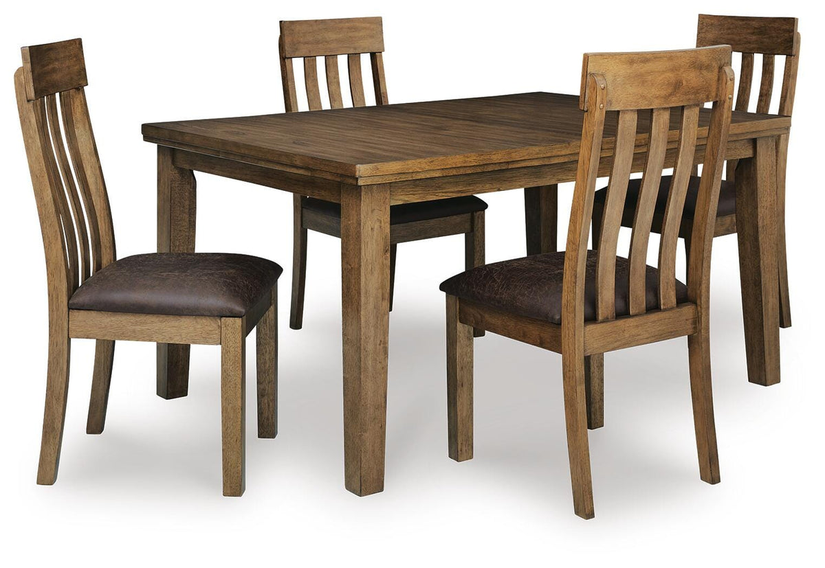 Urbinforte Extension Dining Table and 4 Chairs