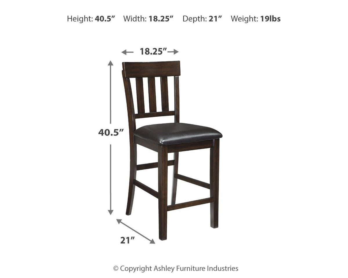 Haddigan Counter Height Extension Table and 8 Barstools