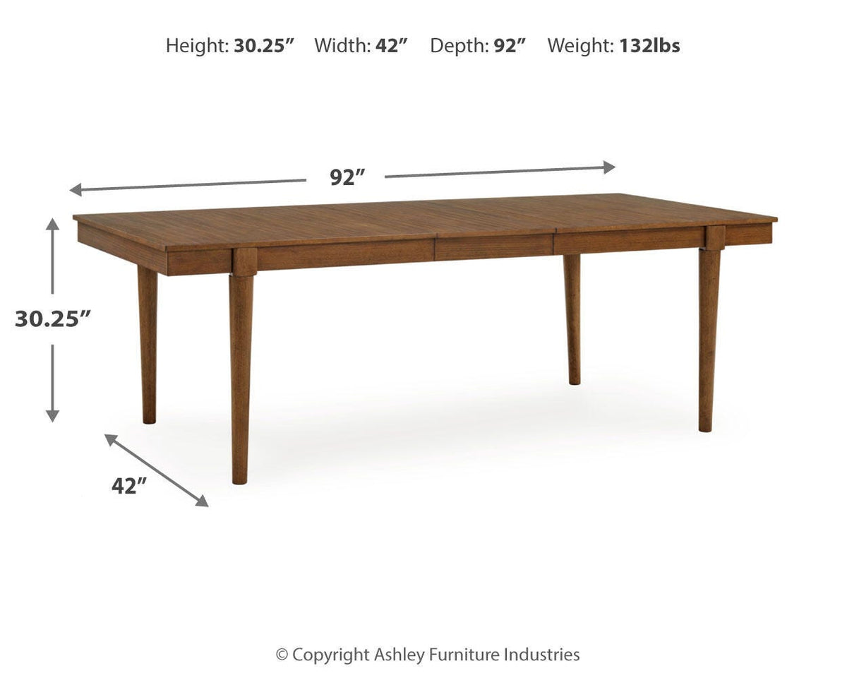 Lyncott Extension Dining Table and 4 Chairs