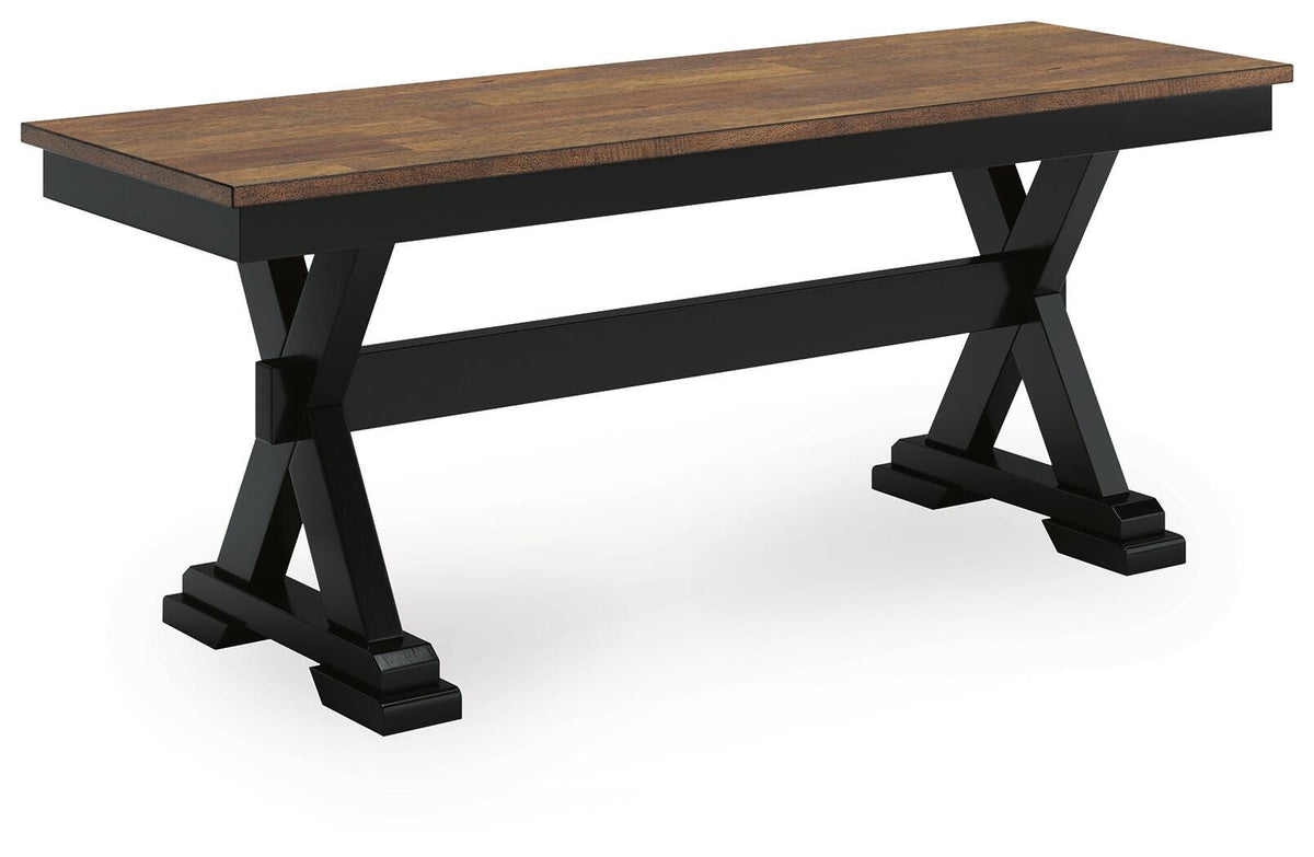 Wildenauer Dining Table, 2 Chairs and 2 Benches