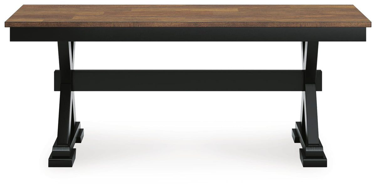 Wildenauer Dining Table and 4 Chairs and Bench