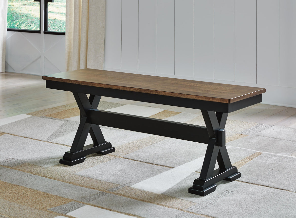 Wildenauer Dining Table, 2 Chairs and 2 Benches