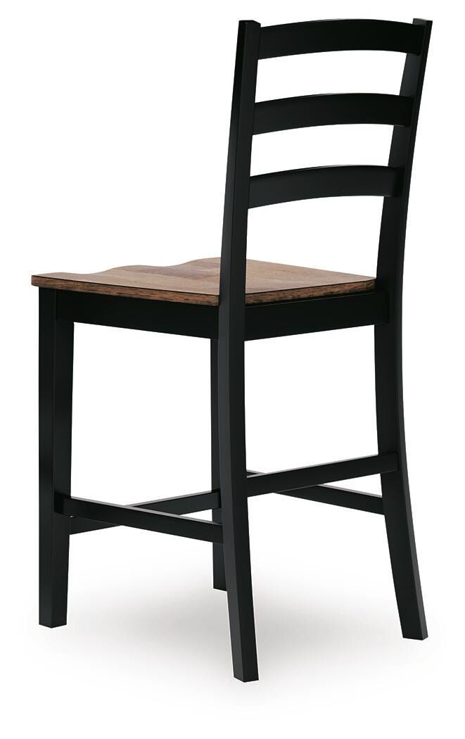 Wildenauer Counter Height Extension Dining Table and 4 Barstools