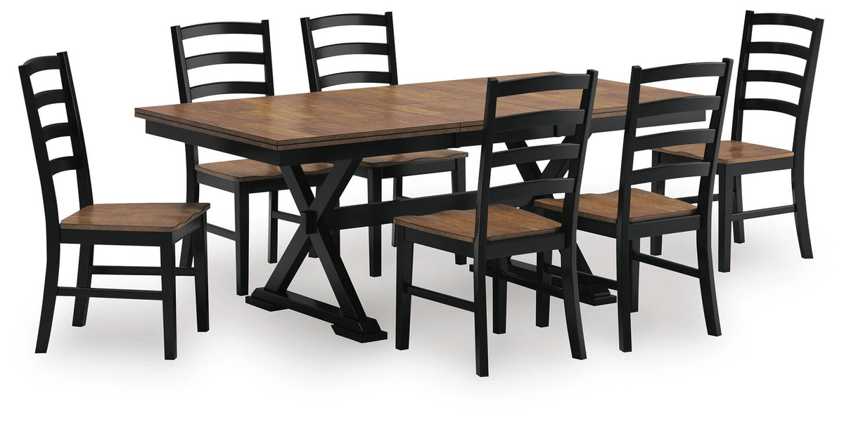Wildenauer Extension Dining Table and 6 Chairs