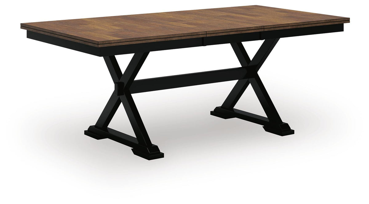 Wildenauer Dining Table, 2 Chairs and 2 Benches