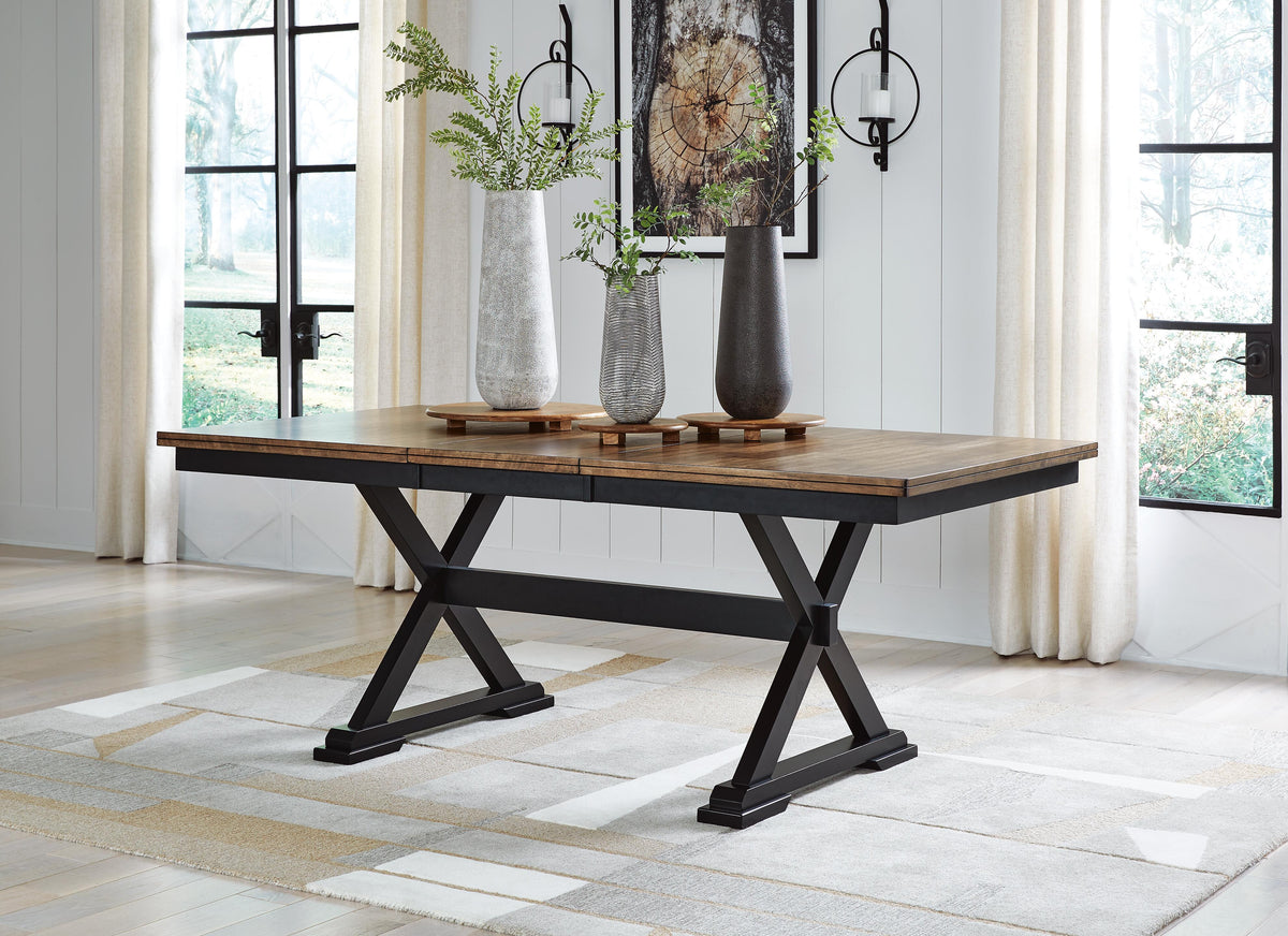 Wildenauer Dining Table, 2 Chairs and 2 Benches