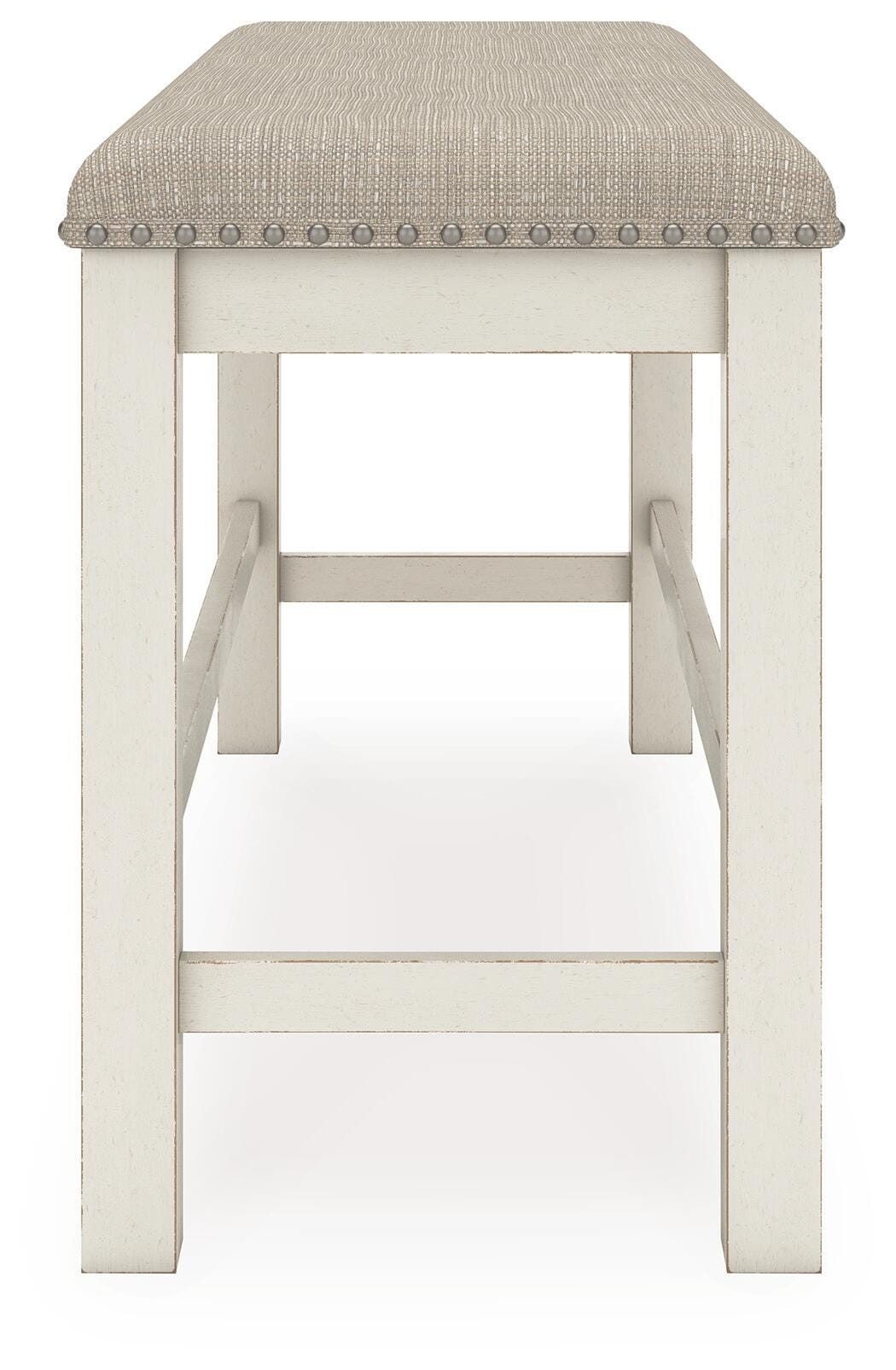 Robbinsdale Counter Height Dining Table, 4 Barstools and Bench