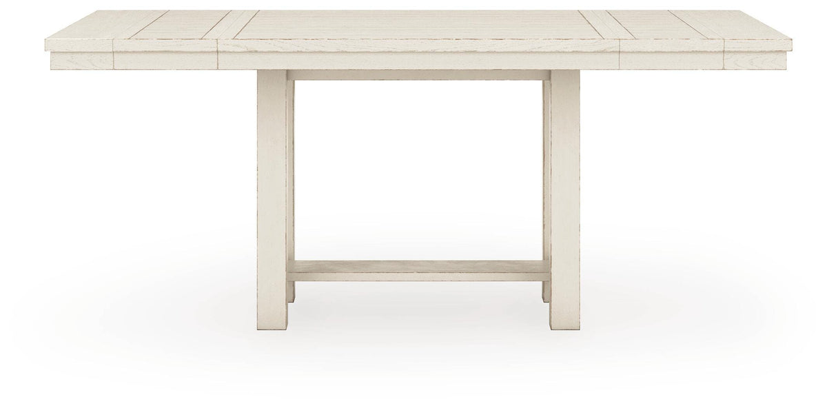 Robbinsdale Counter Height Dining Table, 4 Barstools and Bench