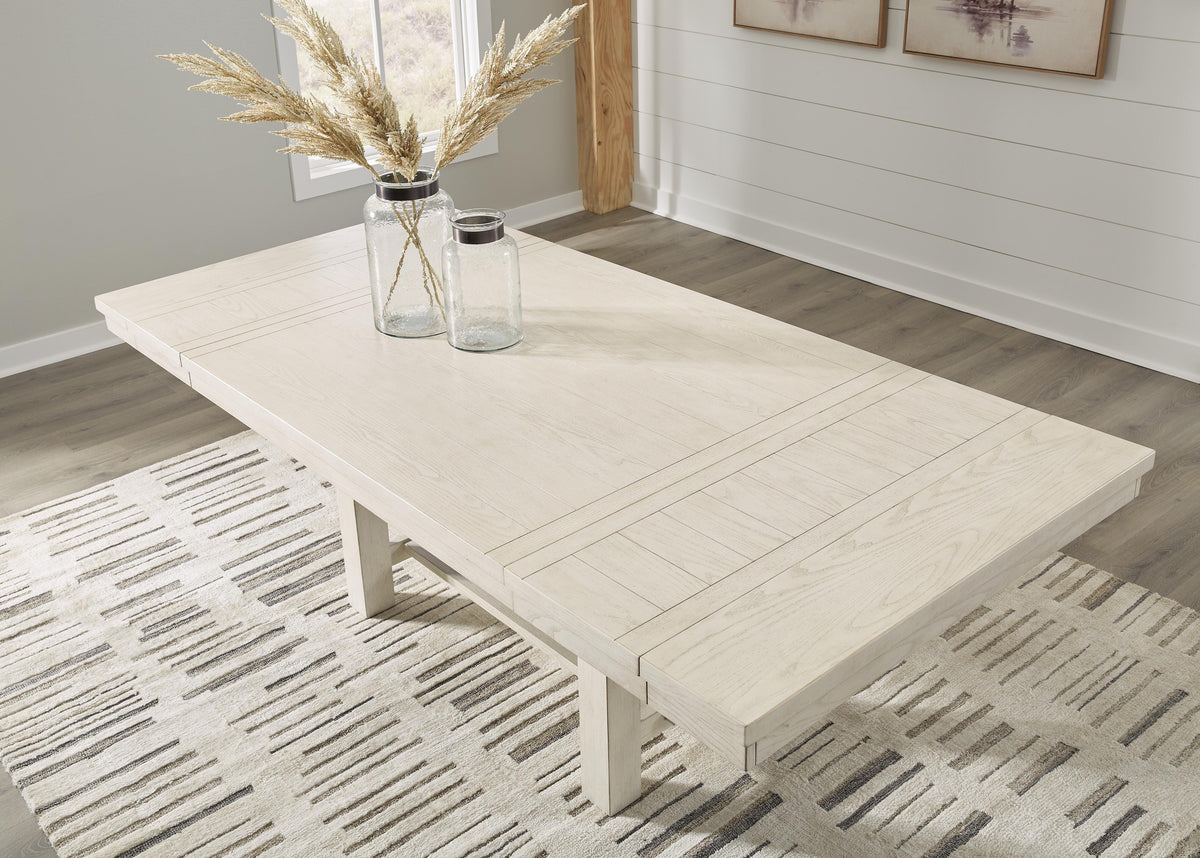 Robbinsdale Dining Table, 4 Chairs and Bench