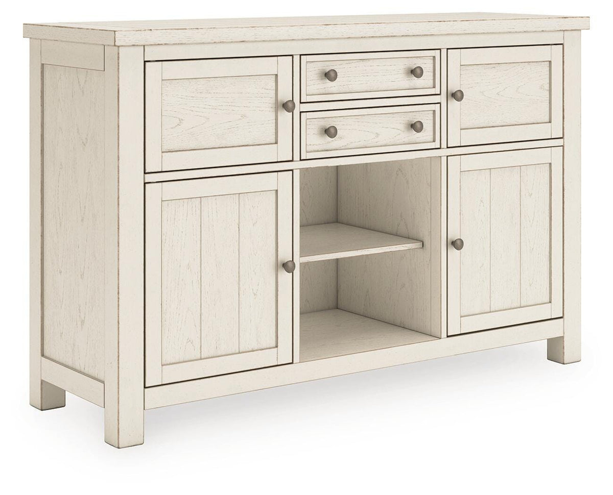 Robbinsdale Counter Height Dining Table and 6 Barstools with Storage
