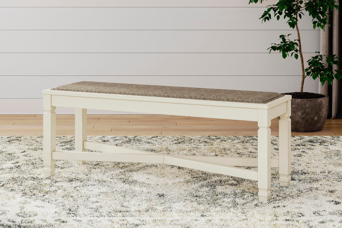 Bolanburg Dining Table, 4 Chairs, Bench, Server and Display Cabinet