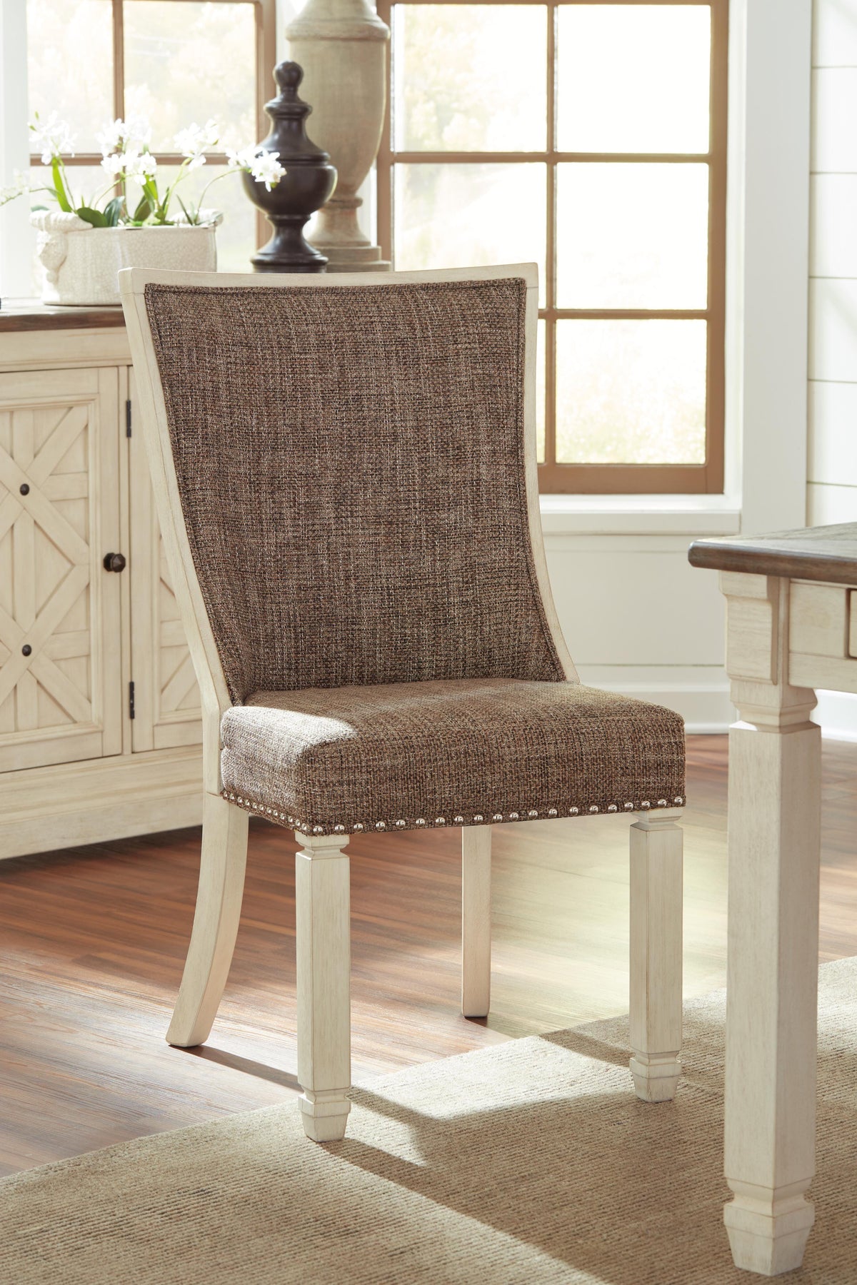 Bolanburg Dining Table and 4 Chairs and Bench