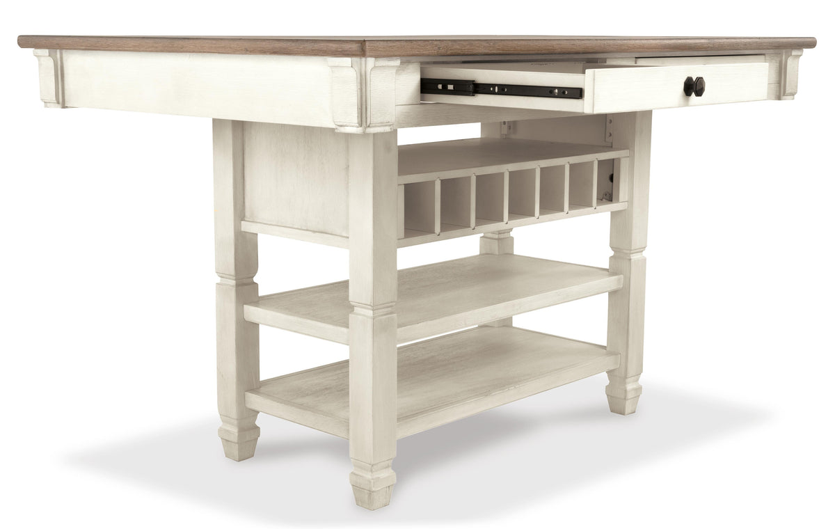 Bolanburg Counter Height Dining Table with 6 Barstools