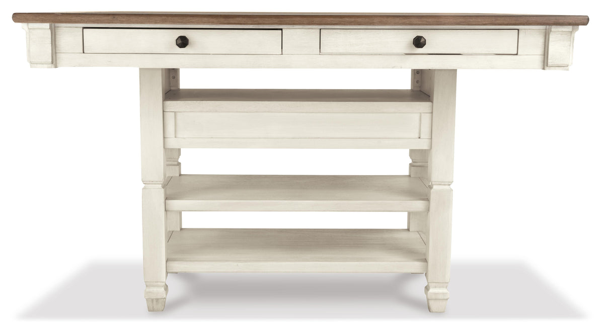 Bolanburg Counter Height Dining Table with 6 Barstools