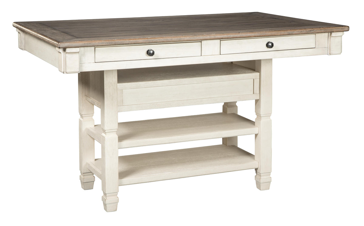 Bolanburg Counter Height Dining Table with 6 Barstools