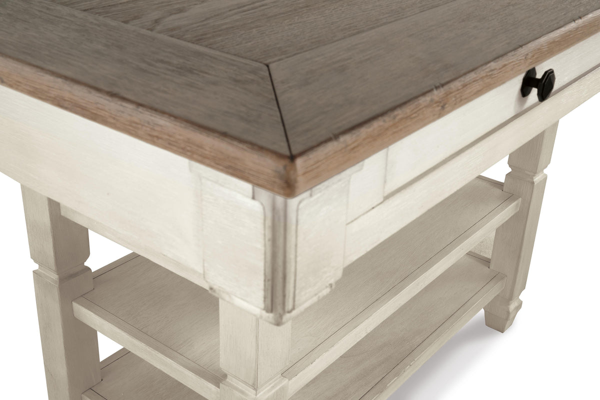 Bolanburg Counter Height Dining Table with 4 Barstools