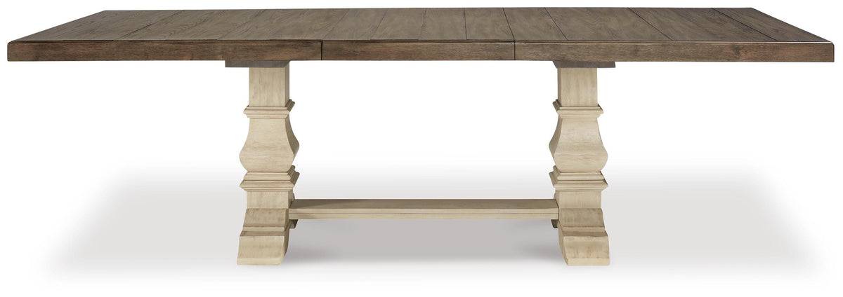 Bolanburg Dining Table with 8 Chairs and Bench with Server and 2 Stools