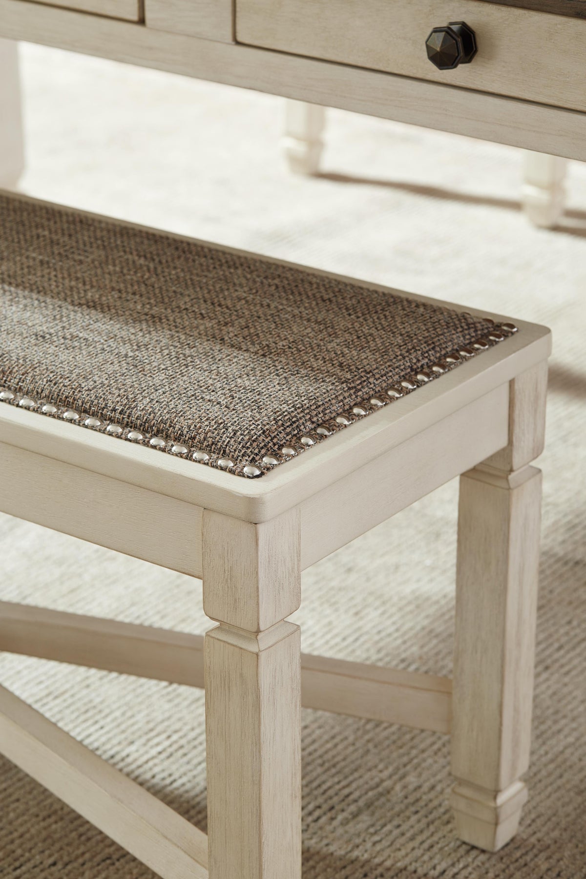 Bolanburg Dining Table with 2 Chairs and 2 Benches