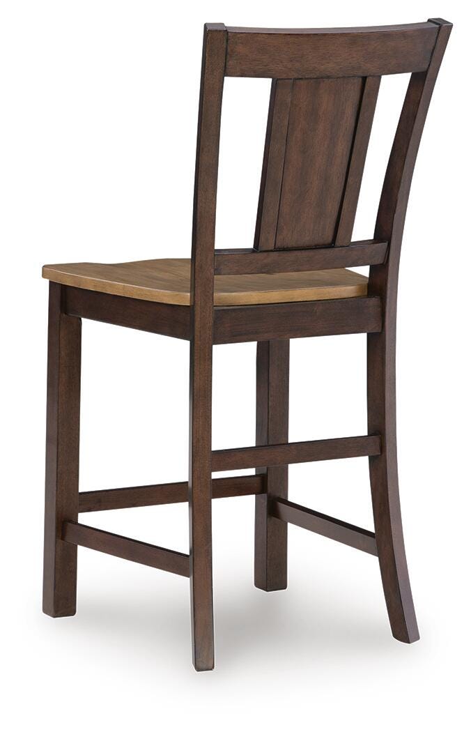 Rylandeen Counter Height Extension Dining Table and 8 Barstools