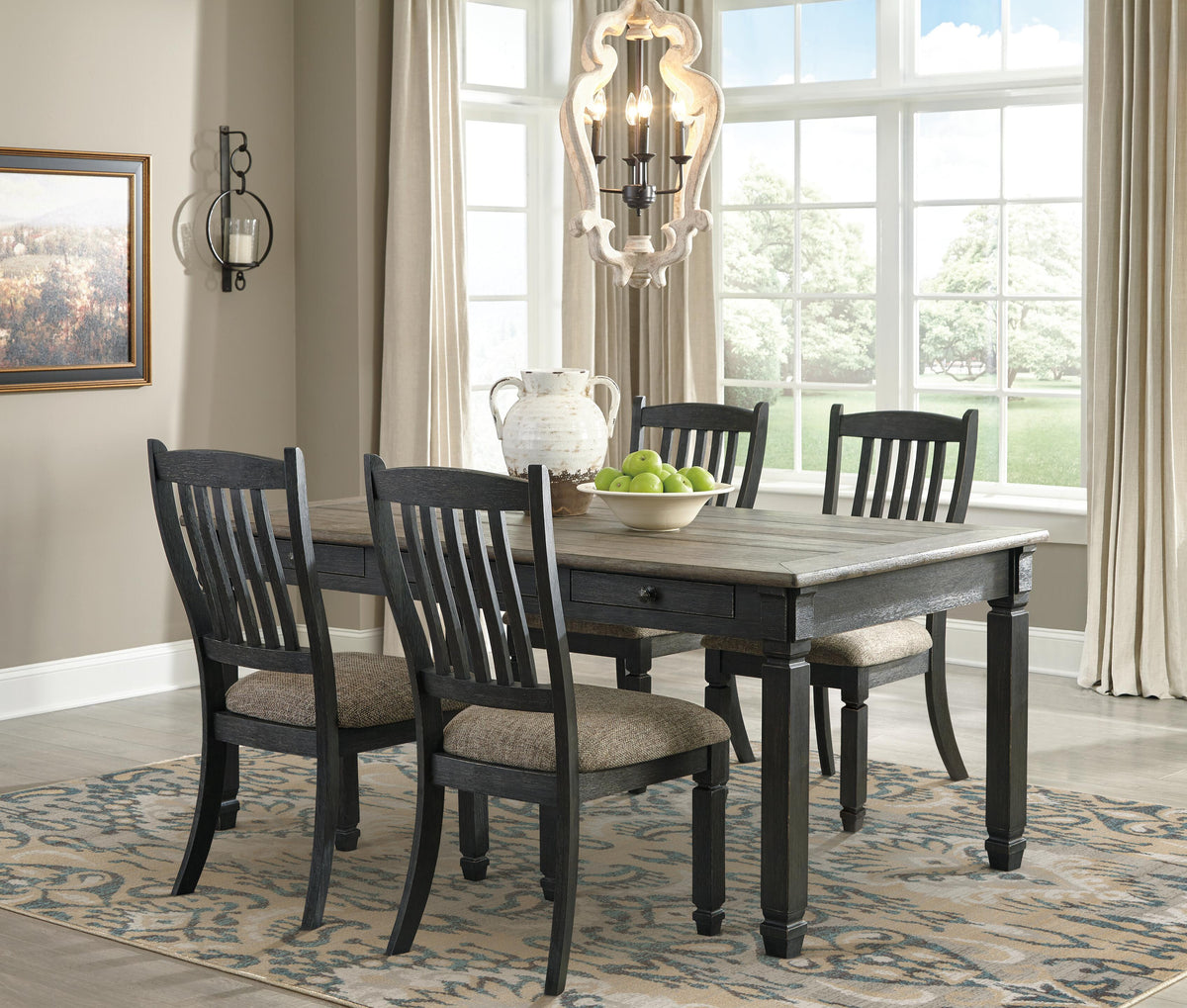 Tyler Creek Dining Table and 6 Chairs