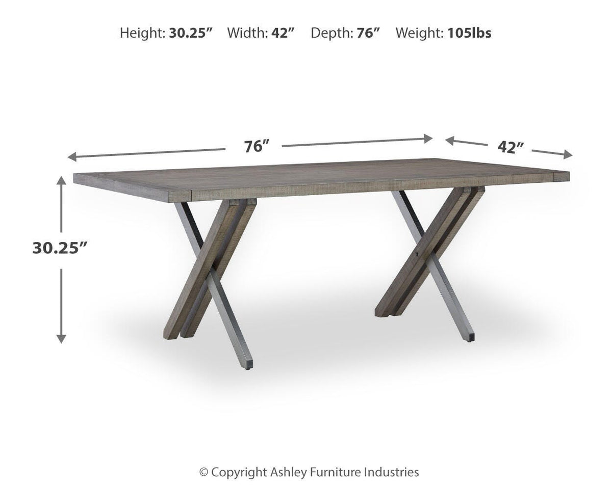 Krystanza Dining Table and 4 Chairs