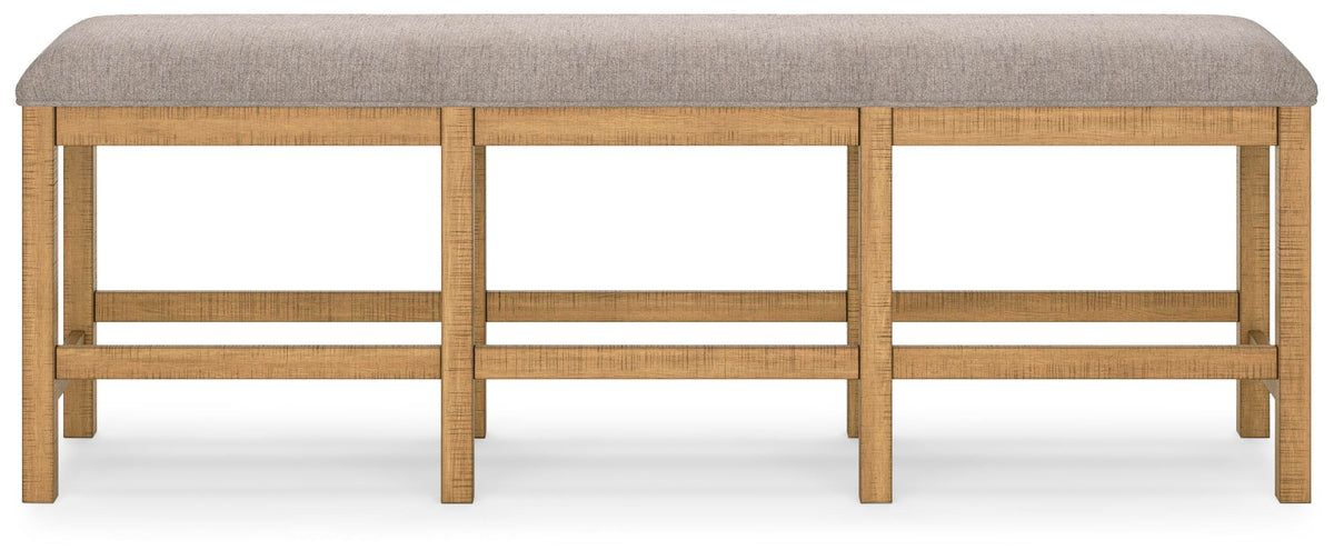 Havonplane Counter Height Dining Table, 6 Barstools and Bench