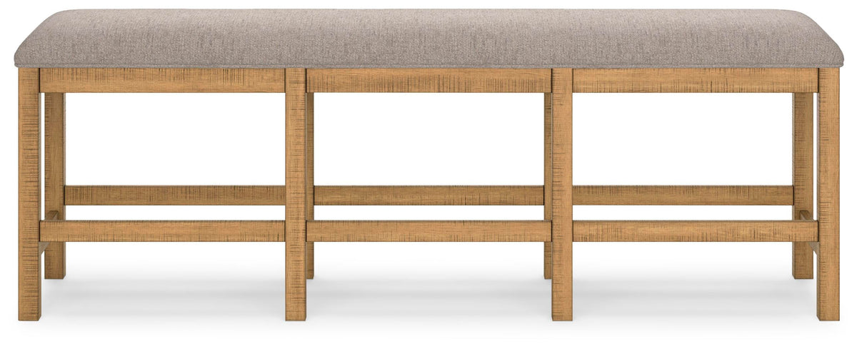 Havonplane Counter Height Dining Table and 4 Barstools and Bench