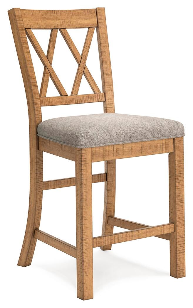 Havonplane Counter Height Dining Table and 4 Barstools and Bench with Storage