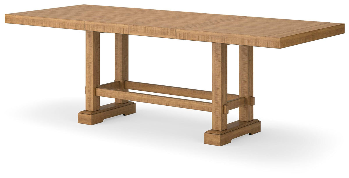 Havonplane Counter Height Dining Table and 4 Barstools and Bench
