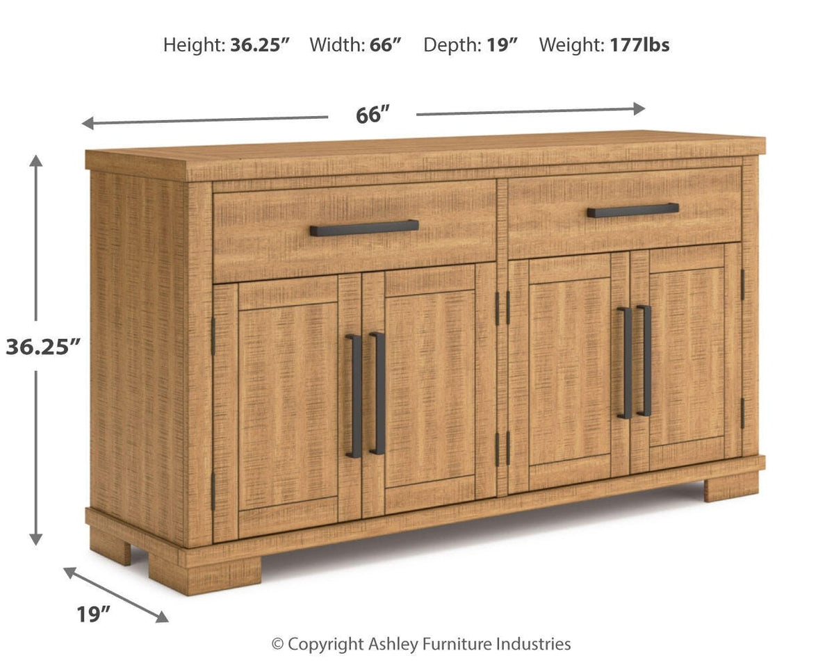 Havonplane Counter Height Dining Table and 4 Barstools and Bench with Storage