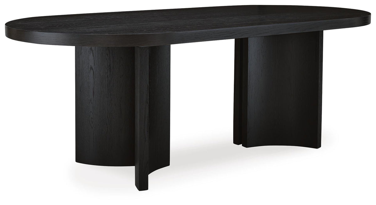 Rowanbeck Dining Table and 6 Chairs with Storage