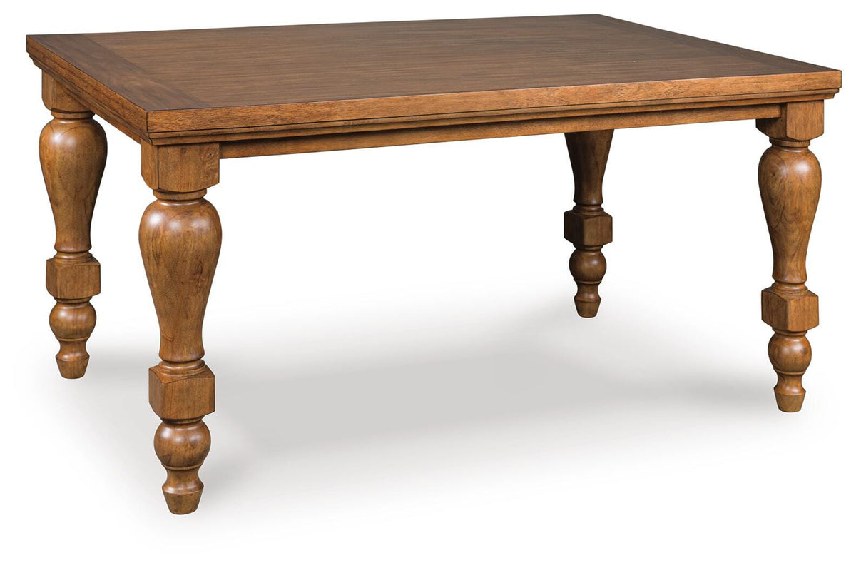 Greddinton Counter Height Dining Table and 4 Barstools