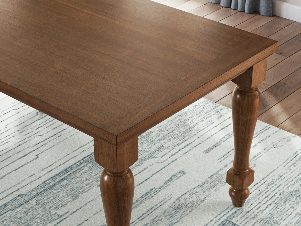 Greddinton Counter Height Dining Table and 4 Barstools