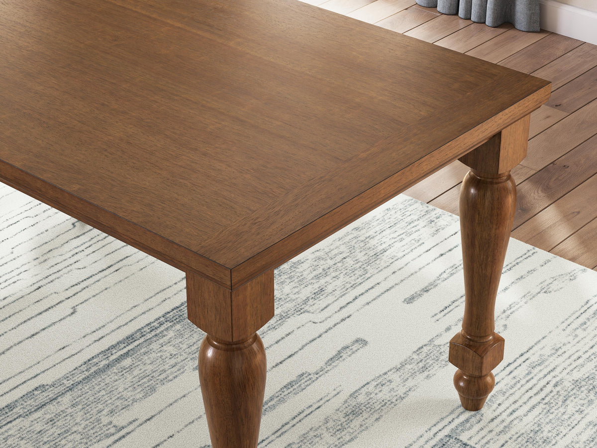 Greddinton Counter Height Dining Table and 6 Barstools